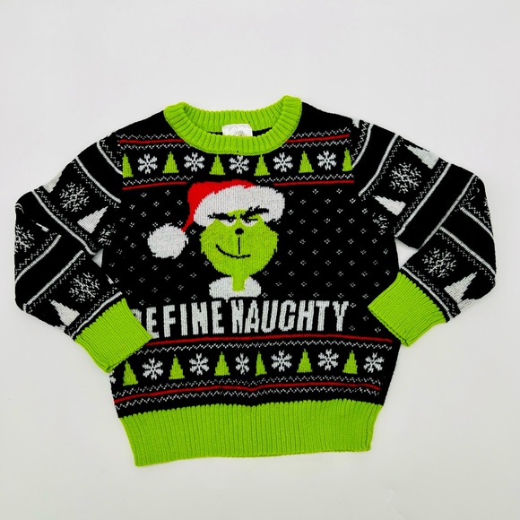 The Grinch Other - Christmas Define Naughty GRINCH Sweater